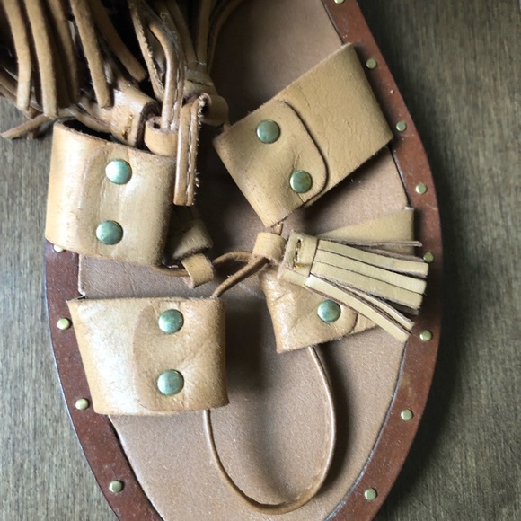 Zara basic gladiator leather sandals - Picture 2 of 7